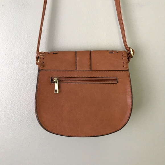 Boho vintage style crossbody leather purse - Picture 2 of 8